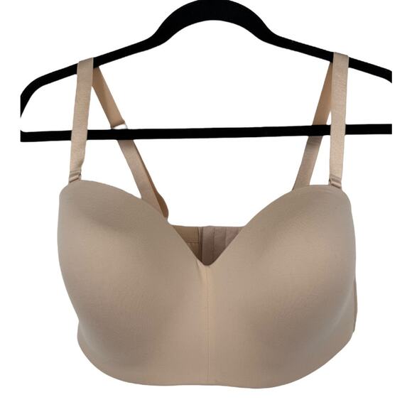 Wacoal 854372 Staying Power wire free strapless bra tan size 36DD 36E - Picture 2 of 6
